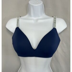 victoria secret bra Navy Blue‎ Sz 34 C Women's